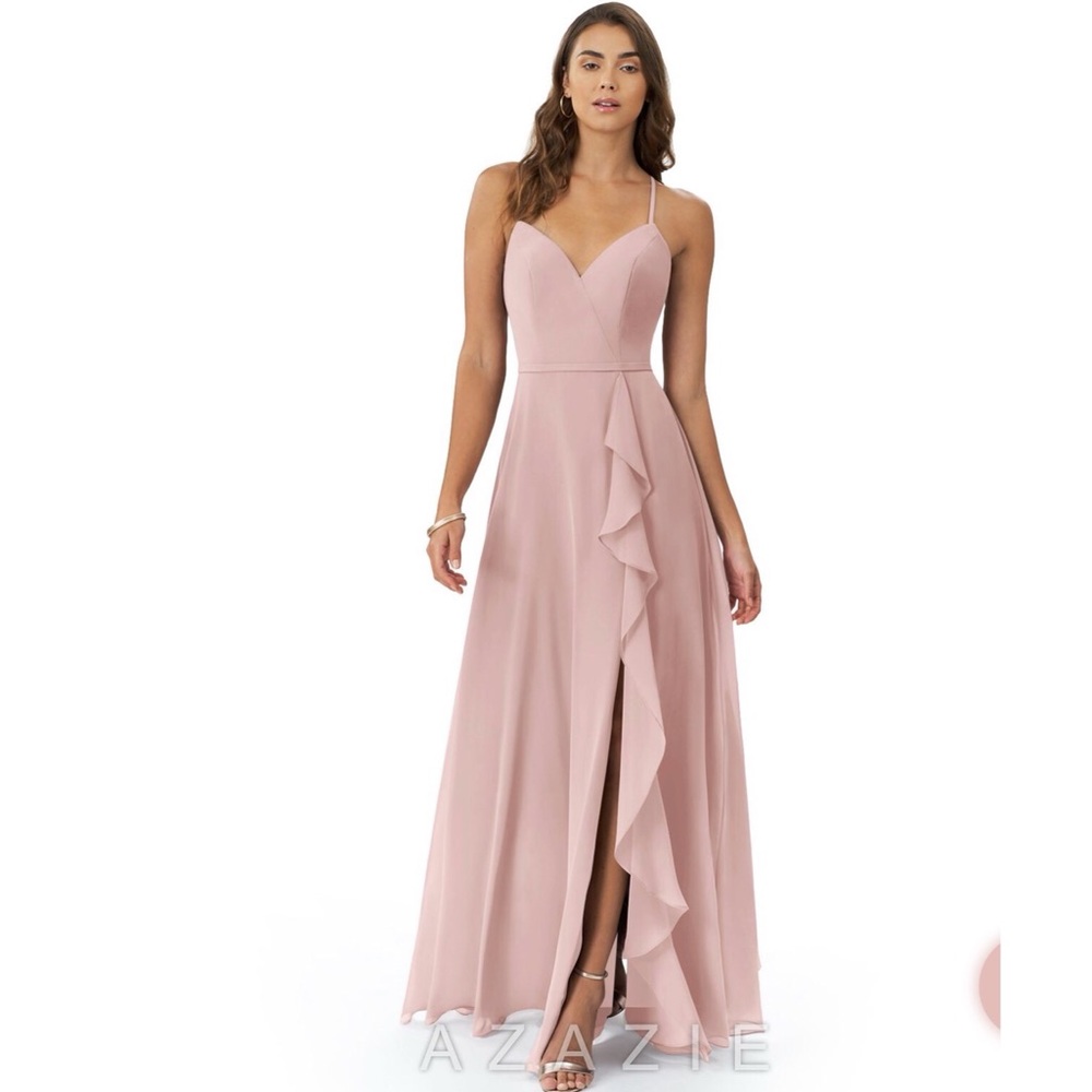 Azazie Naeem Dusty Rose Dress